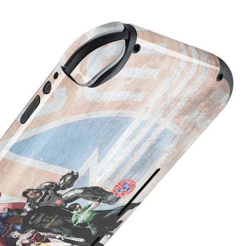 Justice League Heroes Stance 2 Nintendo Switch Lite Skin